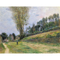 Репродукции на картини: Улица в Руан (1884) – Пол Гоген